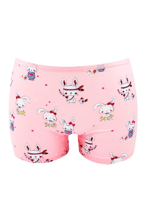 Öts İç Giyim Pamuklu Elastan Kız Çocuk Boxer Öts 8256 - Görsel 3